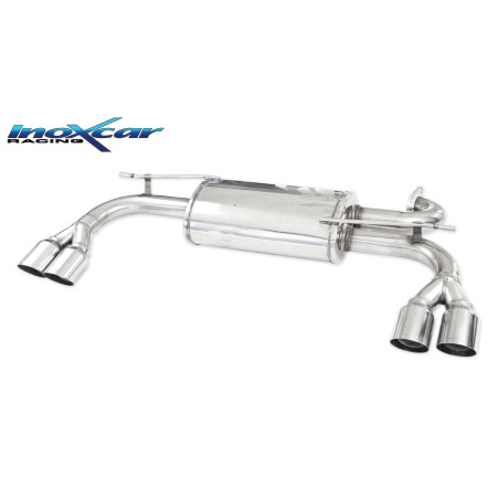 Posteriore con uscita 2 x diam. 76 RACING DX+SX HYUNDAI GENESIS 2.0I TURBO - 2011 213CV (Cod. I-HYGE