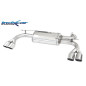 Posteriore con uscita 2 x diam. 76 RACING DX+SX HYUNDAI GENESIS 2.0I TURBO - 2011 213CV (Cod. I-HYGE