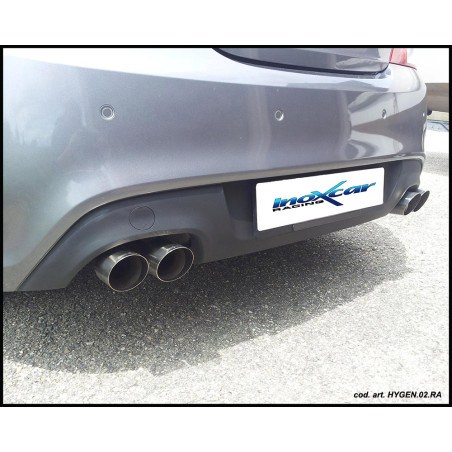 Posteriore con uscita 2 x diam. 76 RACING DX+SX HYUNDAI GENESIS 2.0I TURBO - 2011 213CV (Cod. I-HYGE