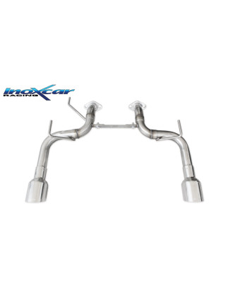 Posteriore senza silenziatore con uscita diam. 102 RACING DX+SX INFINITI FX50 S 5.0 - 2008 390CV (Co