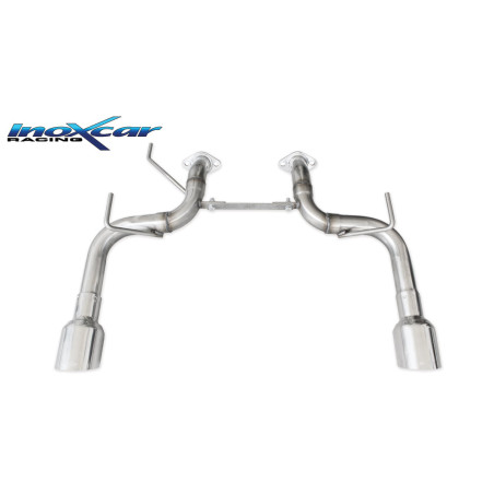 Posteriore senza silenziatore con uscita diam. 102 RACING DX+SX INFINITI FX50 S 5.0 - 2008 390CV (Co