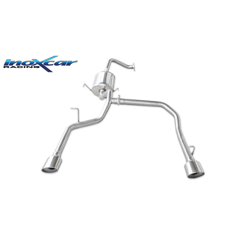 Posteriore con uscita singola ovale 120x80 mm DX+SX KIA SORENTO 2.5 CRDI - 2002 140CV (Cod. I-KISO.0