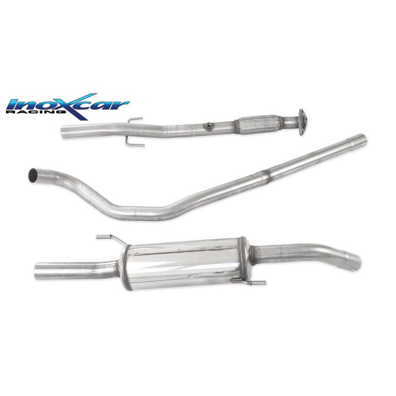 Tubo centrale diretto + Posteriore gr. N - diam. 54 OPEL ADAM S 1.4T 150CV (Cod. I-LAP.01)