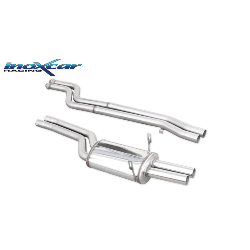 Tubo centrale diretto + Posteriore gr. N - diam. 60 BMW E36 M3 3.0 1993-1999 285CV (Cod. I-LBM.02)