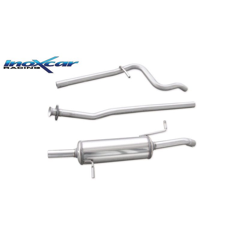 Tubo centrale diretto + Posteriore gr. N - diam. 45 CITROEN C2 1.6 16V VTS 2003 125CV (Cod. I-LCI.05