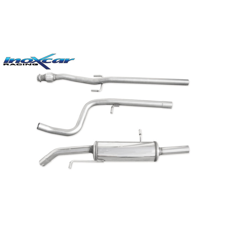 Tubo centrale diretto + Posteriore gr. N - diam. 54 CITROEN DS3 1.6 16V TURBO 2010 155CV (Cod. I-LCI