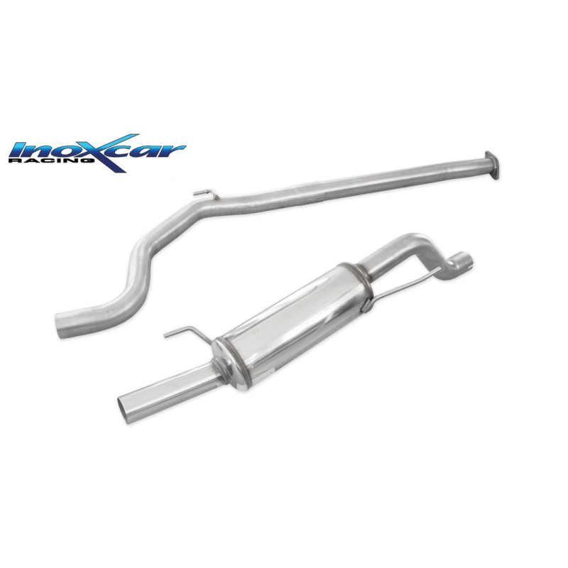 Tubo centrale diretto + Posteriore gr. N - diam. 54 ABARTH PUNTO EVO 1.4 TURBO 2010 165CV (Cod. I-LG