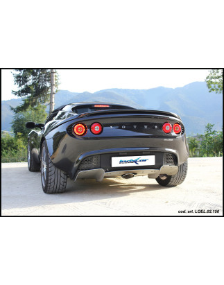 Posteriore con uscita centrale ovale 150x105 mm LOTUS ELISE SC 1.8 220CV 2009 - / EXIGE (Cod. I-LOEL