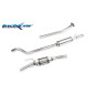 Tubo sostituzione catalizzatore + centrale silenziato Posteriore con SILENZIATORE gr. N - diam. 45 O
