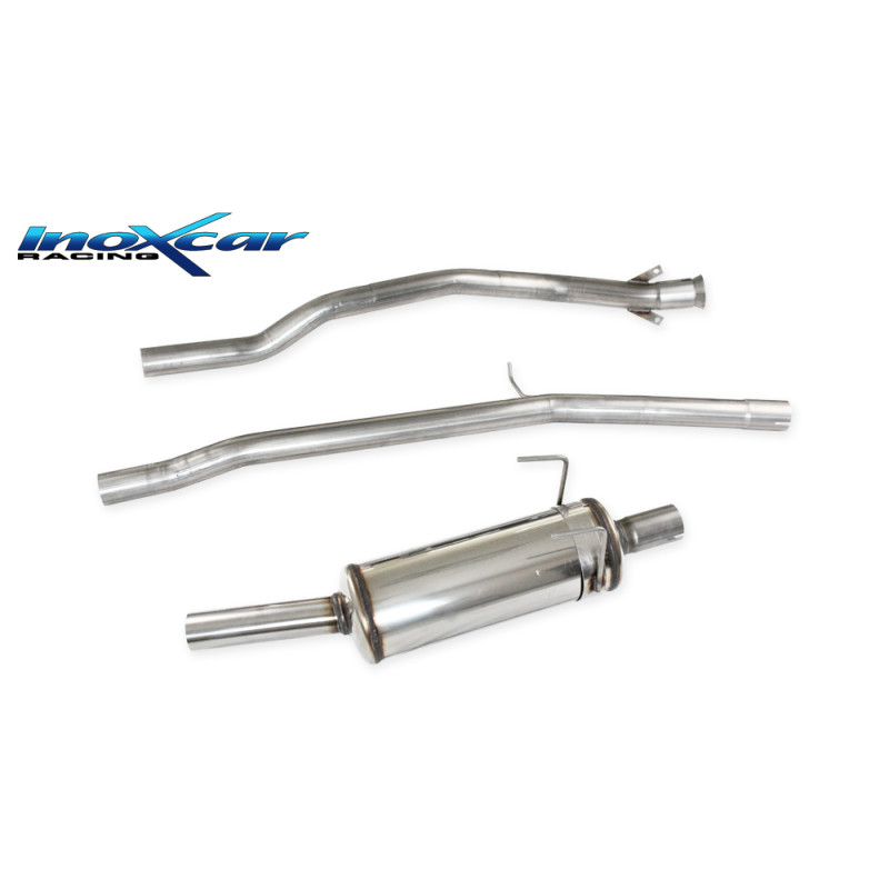Tubo centrale diretto + Posteriore gr. N - diam. 50 PEUGEOT 205 RALLYE 1.3 (Cod. I-LPE.10)
