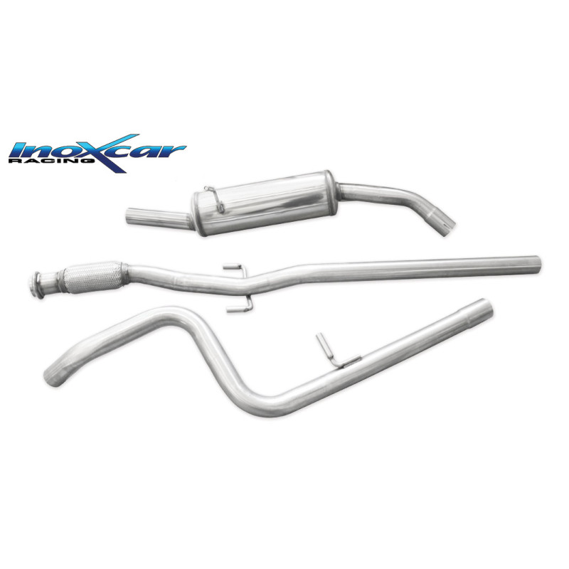 Tubo centrale diretto + Posteriore gr. N - diam. 54 PEUGEOT 208 GTI 1.6 16V TURBO 2013 200CV (Cod. I