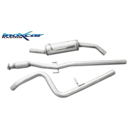 Tubo centrale diretto + Posteriore gr. N - diam. 54 PEUGEOT 208 GTI 1.6 16V TURBO 2013 200CV (Cod. I