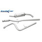 Tubo centrale diretto + Posteriore gr. N - diam. 54 PEUGEOT 208 GTI 1.6 16V TURBO 2013 200CV (Cod. I