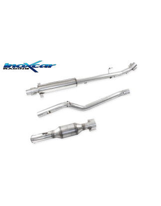 Tubo intermedio + centrale silenziato Posteriore con catalizzatore 100 CPSI - diam. 60 PEUGEOT 208 R