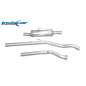 Tubo sostituzione catalizzatore + centrale diretto Posteriore gr. N - diam. 54 RENAULT CLIO 2 RS PHA