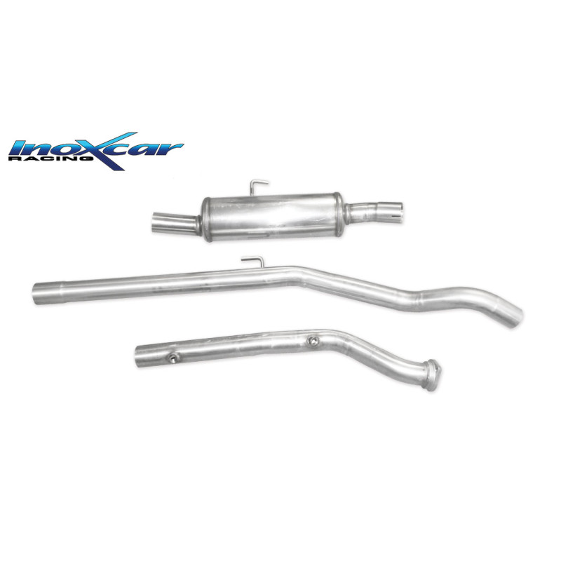 Tubo sostituzione catalizzatore + centrale diretto Posteriore gr. N - diam. 54 RENAULT CLIO 2 RS PHA