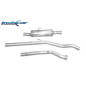 Tubo sostituzione catalizzatore + centrale diretto Posteriore gr. N - diam. 54 RENAULT CLIO 2 RS PHA