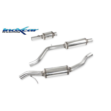 Tubo sostituzione catalizzatore con silenziatore + centrale silenziato Posteriore gr. N - 2010 200CV