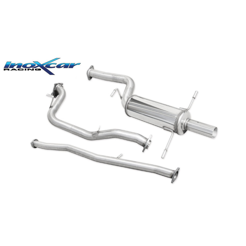Tubo sostituzione catalizzatore + centrale diretto Posteriore gr. N - diam. 60 SUBARU IMPREZA GT TUR