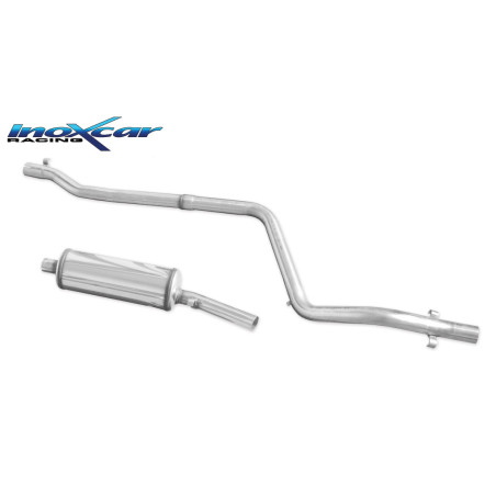 Tubo centrale diretto + Posteriore gr. N - diam. 45 VOLKSWAGEN GOLF 1 GTI 1.6 1984 110CV (Cod. I-LVW