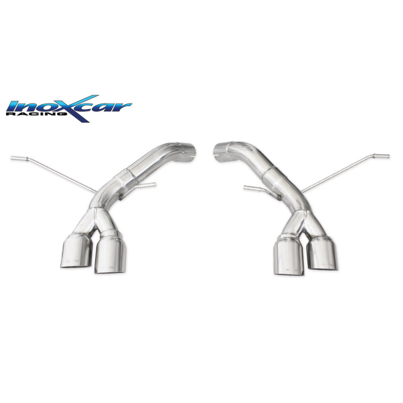 Posteriore senza silenziatore con uscita 2 x diam. 80 RACING DX+SX MASERATI GRANSPORT 4.2 V8 - 2006 