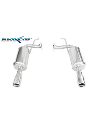 Posteriore con uscita diam. 80 DX+SX MAZDA 6 2.3 16V TURBO - 2005 260CV (Cod. I-MAZD.01.80)