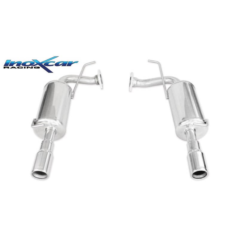 Posteriore con uscita diam. 80 DX+SX MAZDA 6 2.3 16V TURBO - 2005 260CV (Cod. I-MAZD.01.80)