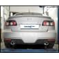 Posteriore con uscita diam. 80 DX+SX MAZDA 6 2.3 16V TURBO - 2005 260CV (Cod. I-MAZD.01.80)