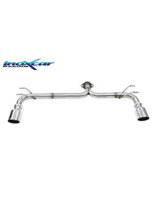 Posteriore senza silenziatore con uscita diam. 100 RACING DX+SX MAZDA 3 2.0 - 2022 (Cod. I-MAZD.10.R