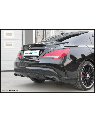 Posteriore senza silenziatore con uscita DX+SX MERCEDES CLA 45 AMG 2.0 - 2015 360CV (Type C117) (Cod