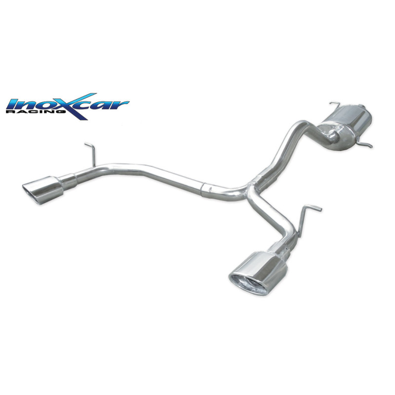 Posteriore DUPLEX con uscita ovale 120x80 mm MERCEDES CLASSE M - 1999 163CV (type W163) (Cod. I-MEML