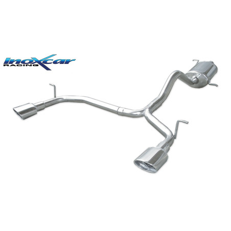 Posteriore DUPLEX con uscita ovale 120x80 mm MERCEDES CLASSE M - 1999 163CV (type W163) (Cod. I-MEML