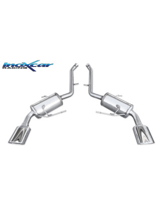 Posteriore con uscita DX+SX ovale 150x105 OBLIQUO MERCEDES CLASSE M - 2005 224CV (type W164) (Cod. I