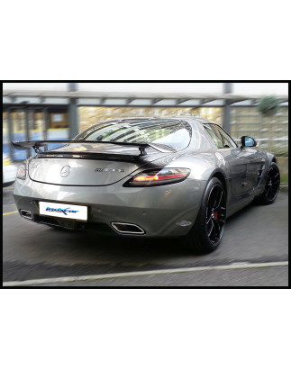 Tubo centrale silenziato + Posteriore MERCEDES SLS C197 AMG 6.3 V8 - 2010 571CV CLASSE (Cod. I-MESLS