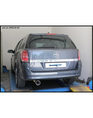 Posteriore con uscita diam. 102 OPEL ASTRA H - 2004-2010 101CV SW (type GTC) (Cod. I-OPAS.39.102)