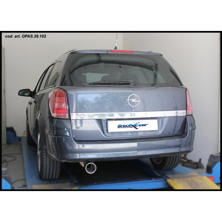Posteriore con uscita diam. 102 OPEL ASTRA H - 2004-2010 101CV SW (type GTC) (Cod. I-OPAS.39.102)