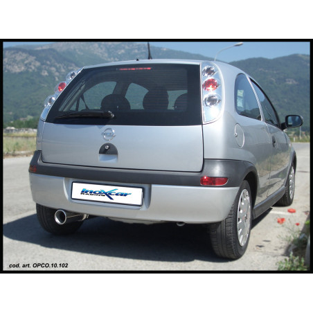 Posteriore con uscita singola diam. 90 RALLY OPEL CORSA C 1.2 16V - 2000-2003 75CV (Cod. I-OPCO.10.9
