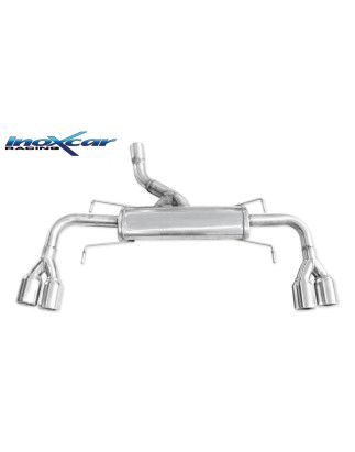 Posteriore con uscita 2 x diam. 80 DX+SX OPEL GT 2.0 16V TURBO - 2007 264CV (Cod. I-OPGT.01.80)