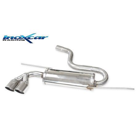 Posteriore con uscita 2 x diam. 80 RACING AUDI - 2005 200CV A3 S3 RS3 (type 8P) (Cod. I-OVAU.15.RA)