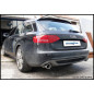 Tubo centrale diretto + posteriore con uscita DX+SX diam.100 X-RACE AUDI A4 - 2008 211CV (type B8) (