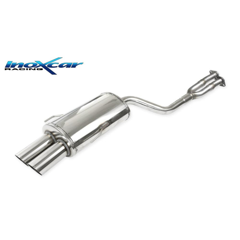 Posteriore con uscita 2 x diam. 80 RACING BMW E36 325I 24V - 1992-1999 192CV SERIE 3 (Cod. I-OVBM.04