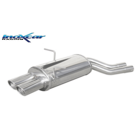 Posteriore con uscita 2 x ovale 90x70 mm BMW E46 320CI - 2000 170CV SERIE 3 (Cod. I-OVBM.12.90)