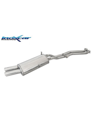 Posteriore con uscita 2 x diam. 70 RACING BMW E30 325I - 325IX SERIE 3 (Cod. I-OVBM.22.70)