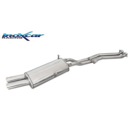 Posteriore con uscita 2 x diam. 70 RACING BMW E30 325I - 325IX SERIE 3 (Cod. I-OVBM.22.70)