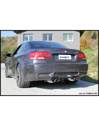 Posteriore con uscita 2 x diam. 76 RACING DX+SX BMW E92 SERIE 3 M3 CABRIO 4.0 V8 2007- - 2007 (Cod. 