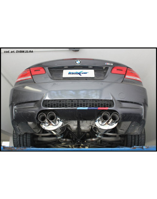Posteriore con uscita 2 x diam. 76 RACING DX+SX BMW E92 SERIE 3 M3 CABRIO 4.0 V8 2007- - 2007 (Cod. 