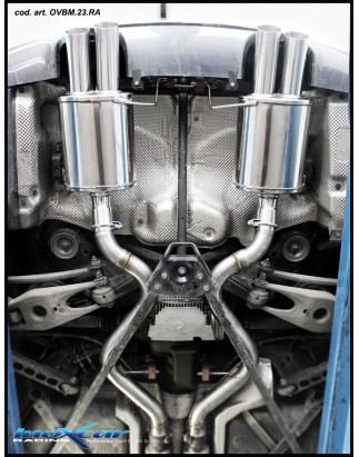 Posteriore con uscita 2 x diam. 76 RACING DX+SX BMW E92 SERIE 3 M3 CABRIO 4.0 V8 2007- - 2007 (Cod. 