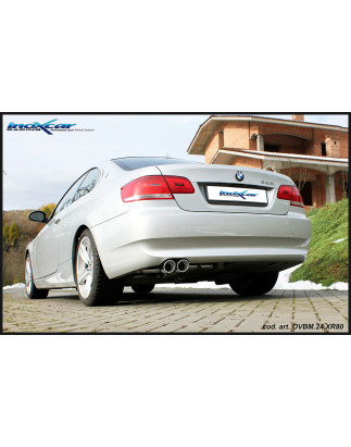 Posteriore con uscita 2 x diam. 80 X-RACE - BMW E92 2007 218CV SERIE 3 (Cod. I-OVBM.24.XR80)