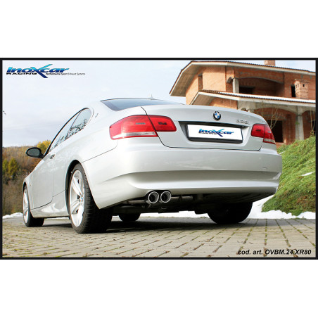 Posteriore con uscita 2 x diam. 80 X-RACE - BMW E92 2007 218CV SERIE 3 (Cod. I-OVBM.24.XR80)