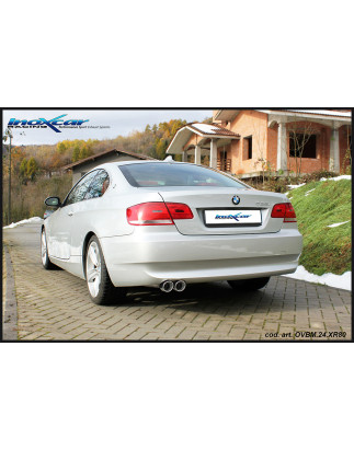 Posteriore con uscita 2 x diam. 80 X-RACE - BMW E92 2007 218CV SERIE 3 (Cod. I-OVBM.24.XR80)